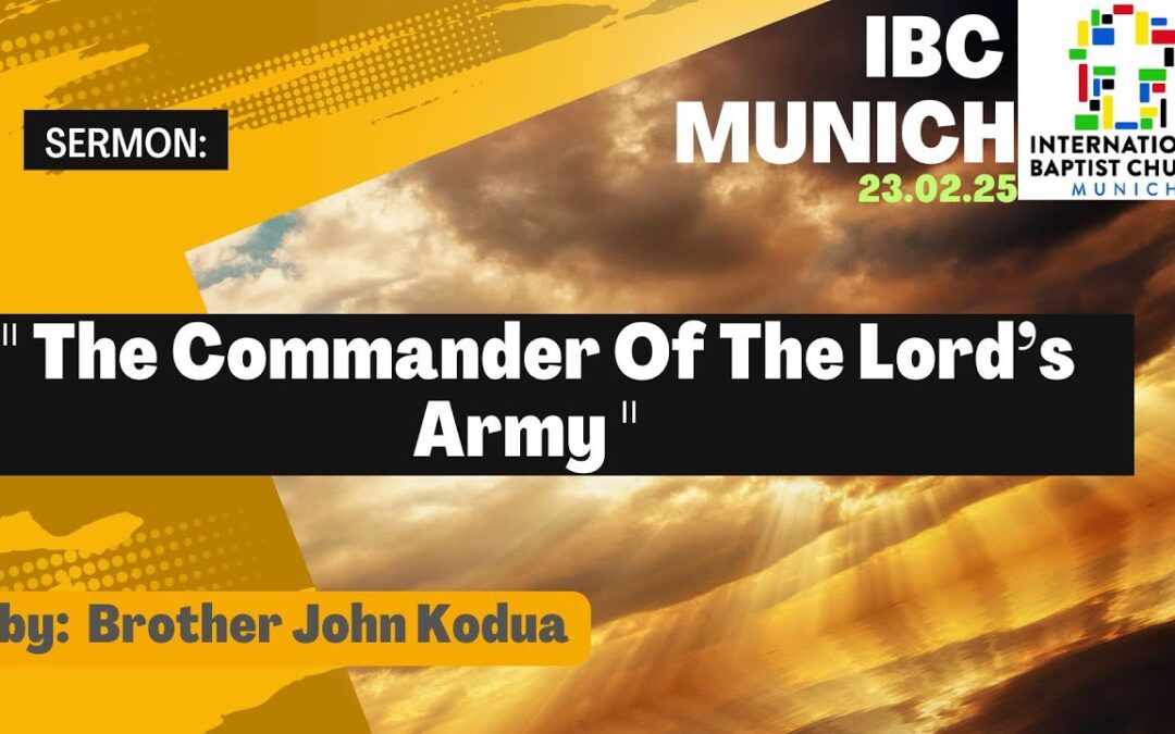 The Commander Of The Lord’s Army