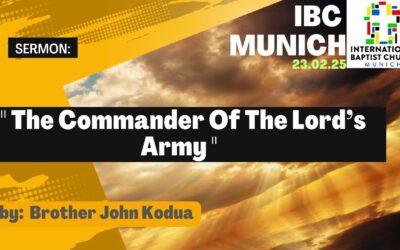 The Commander Of The Lord’s Army