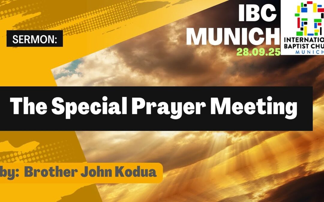 The Special Prayer Meeting (Acts 12:12-19)