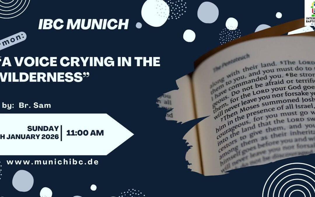 A Voice Crying in the Wilderness (Luke 3:1-22)